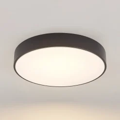 Lindby LED-loftlampe Milada, sort, CCT, fjernbetjening
