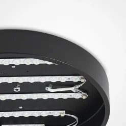 Lindby LED-loftlampe Milada, sort, CCT, fjernbetjening