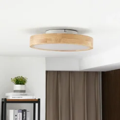 Lindby LED-loftlampe Milada, eg, CCT, fjernbetjening