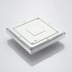 Lindby LED-loftlampe Mirco, 32 cm, kantet, aluminium