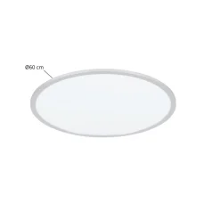 Lindby LED-loftlampe Narima, CCT, Ø 60 cm, sølv