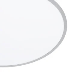 Lindby LED-loftlampe Narima, CCT, Ø 80 cm, sølv