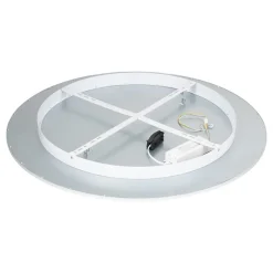 Lindby LED-loftlampe Narima, CCT, Ø 80 cm, sølv
