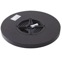 Lindby LED-loftlampe Pravin, Ø 23 cm, CCT, sort