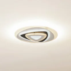 Lindby LED-loftlampe Rebeka, Ø 50 cm, CCT, fjernbetjening