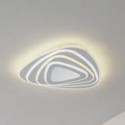 Lindby LED-loftlampe Rebeka, 48x49cm, CCT, fjernbetjening