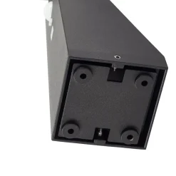 Lindby LED-spotlight Raide, sensor, sort, aluminium