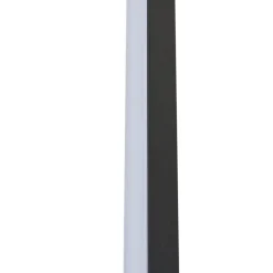 Lindby LED-væglampe Natsumi, sort, aluminium, 90 cm