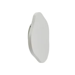 Lindby LED-væglampe Nielson, hvid, gips, 30 x 30 cm