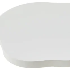 Lindby LED-væglampe Nielson, hvid, gips, 30 x 30 cm