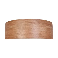 Lindby LED-væglampe Rafailia, bredde 33 cm, træ, 3.000K