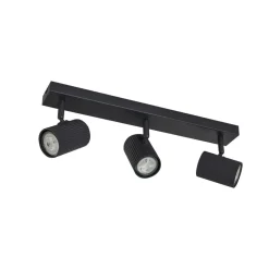 Lindby loftspots Kardis, mørkegrå, 3 lyskilder, metal, GU10