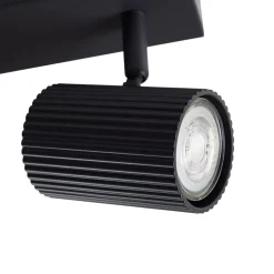 Lindby loftspots Kardis, mørkegrå, 3 lyskilder, metal, GU10