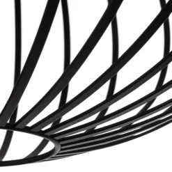 Lindby Maivi loftslampe, sort, 40 cm, jern, bur