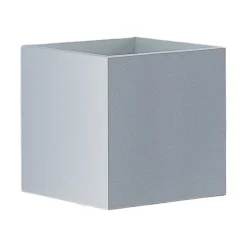 Lindby Mirza væglampe i aluminium, kantet, hvid