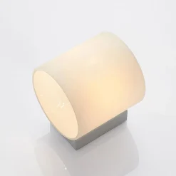 Lindby Nanda væglampe i glas, rund