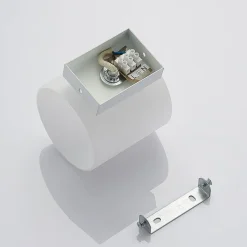 Lindby Nanda væglampe i glas, rund