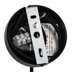 Lindby pendel Valdorin, sort, papir, Ø 40 cm, E27