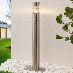 Lindby Piper Sensor-vejlampe i stål