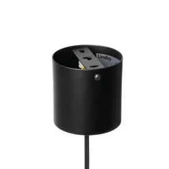 Lindby Prospa lysekrone i sort og messing