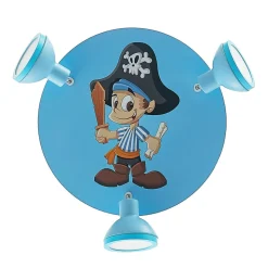 Lindby Roxas loftlampe til børneværelset, pirat
