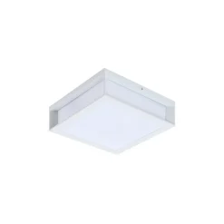 Lindby udendørs væglampe Sivana, hvid, aluminium, 26 cm x 26 cm