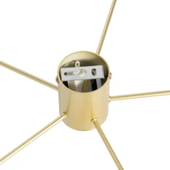 Lindby Valisa loftslampe, guld, 5-lys