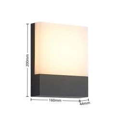 Lindby Vanira LED-væglampe til udendørs brug