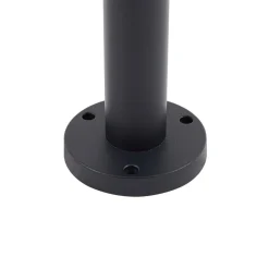 Lindby vejlampe Bolgar, sort, metal, glas, 15 cm