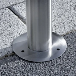 Lindby vejlampe Damion, 140 cm, stål, E27, IP44