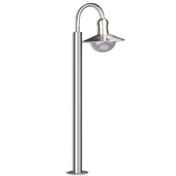 Lindby vejlampe Damion, 140 cm, stål, E27, IP44