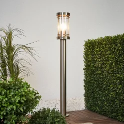 Lindby vejlampe Djori, 80 cm, alufarve, stål, E27