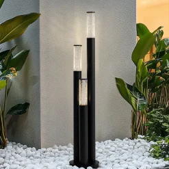 Lindby vejlampe Gavros, trykstøbt aluminium, 3 lyskilder