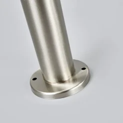 Lindby vejlampe Noemi, grå, stål, 80 cm, IP44