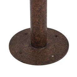 Lindby vejlampe Zayn, rustfarvet, glas, højde 109 cm, IP65