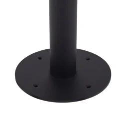 Lindby vejlampe Zayn, sort, glas, højde 109 cm, IP65