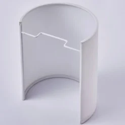 Lindby væglampe Annalisa, højde 20 cm, hvid, tekstil