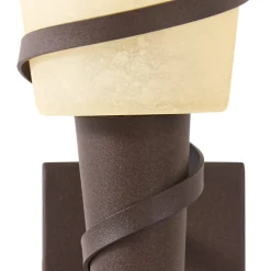 Lindby væglampe Anouk, højde 44 cm, glas, metal, lommelygte