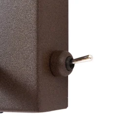 Lindby væglampe Anouk, højde 44 cm, glas, metal, lommelygte