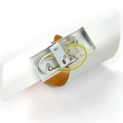 Lindby væglampe Desirio, hvid/guld, 24 cm, metal