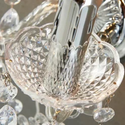 Lindby væglampe Merida, krom, metal, 2 lyskilder, højde 35 cm