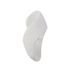 Lindby væglampe Ornela, hvid, gips, højde 29,5 cm