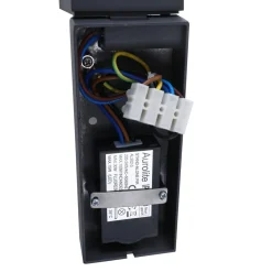 Lindby væglampe Othil, sensor, antracit, metal, IP44