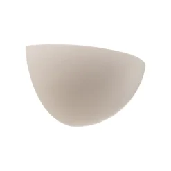 Lindby væglampe Pascali, højde 13 cm, hvid, gips