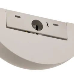 Lindby væglampe Pascali, højde 13 cm, hvid, gips