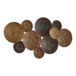 Lindby væglampe Soraya, guld/kobber, metal, 2 lyskilder, 51 cm