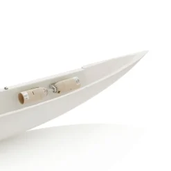 Lindby væglampe Tommi, hvid, gips, 100 cm, E14, kan males