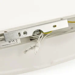 Lindby væglampe Tommi, hvid, gips, 100 cm, E14, kan males