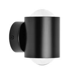 Lindby vægspot Jyla, sort, 4.200 K, op/ned, linse