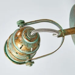 Lindby vægspot Leonor, grøn, metal, 1 lyskilde, 9,5 cm